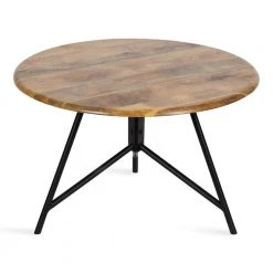 Pallson Natural 17.62 in. Round Wood Coffee Table by Kate and Laurel