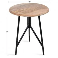 Pallson 18 in. Natural Round Wood End Table by Kate and Laurel 14 Pallson 18 in. Natural Round Wood End Table by Kate and Laurel -Sealy Sales Store natural kate and laurel end side tables 219286 c3 1000