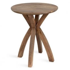 Soleyn 20 in. Natural Round Wood End Table by Kate and Laurel