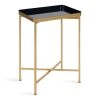 Celia 17.91 in. Navy Blue Rectangle Metal End Table by Kate and Laurel -Sealy Sales Store navy blue gold kate and laurel end side tables 219950 64 1000