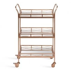 Ketia Rose Gold Bar Cart by Kate and Laurel 15 Ketia Rose Gold Bar Cart by Kate and Laurel -Sealy Sales Store rose gold kate and laurel bar carts 221171 4f 1000