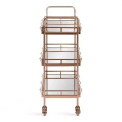 Sealy Sales Store -Sealy Sales Store rose gold kate and laurel bar carts 221171 e1 1000