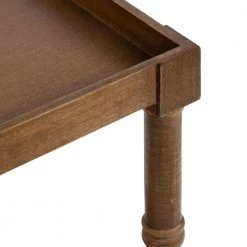 Bellport 22 in. Rustic Brown Rectangle Wood End Table by Kate and Laurel -Sealy Sales Store rustic brown kate and laurel end side tables 219742 fa 1000