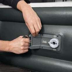 Tritech 20 in. Inflatable Mattress Twin Airbed with Built-In Pump by Sealy -Sealy Sales Store sealy air mattresses 94055e bw 44 1000