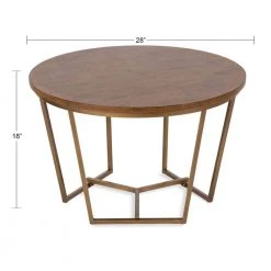 Solvay Walnut Brown 18 in. Round Wood Coffee Table by Kate and Laurel 10 Solvay Walnut Brown 18 in. Round Wood Coffee Table by Kate and Laurel -Sealy Sales Store walnut brown kate and laurel coffee tables 219965 c3 1000