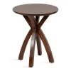 Soleyn 19.75 in. Walnut Brown Round Wood End Table by Kate and Laurel -Sealy Sales Store walnut brown kate and laurel end side tables 221193 64 1000