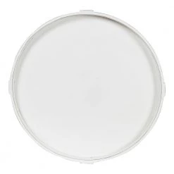 Bellport 20 in. White Round MDF Top End Table by Kate and Laurel -Sealy Sales Store white kate and laurel end side tables 218486 77 1000