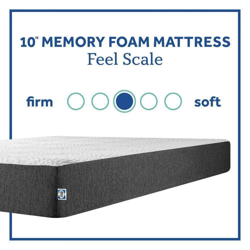 Essentials 10 in. Medium Hybrid Smooth Top Queen Mattress in a Box by Sealy 7 Essentials 10 in. Medium Hybrid Smooth Top Queen Mattress in a Box by Sealy - Image 5