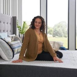 Essentials 10 in. Medium Hybrid Smooth Top Queen Mattress in a Box by Sealy 18 Essentials 10 in. Medium Hybrid Smooth Top Queen Mattress in a Box by Sealy -Sealy Sales Store white sealy mattresses f03 00135 qn0 fa 1000